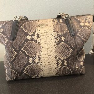 “Snake skin” Coach Purse